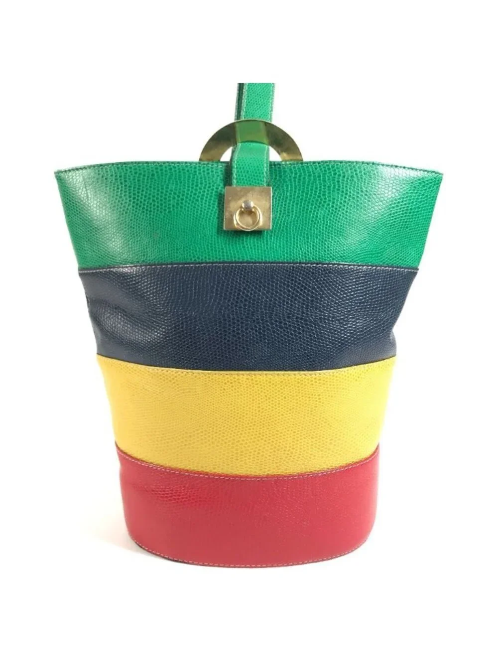 Celine Shoulder Bag Circle Logo Bucket
